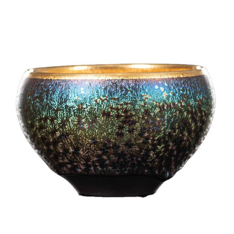 Porcelainess | Golden Oil Drop Jian Zhan Cup