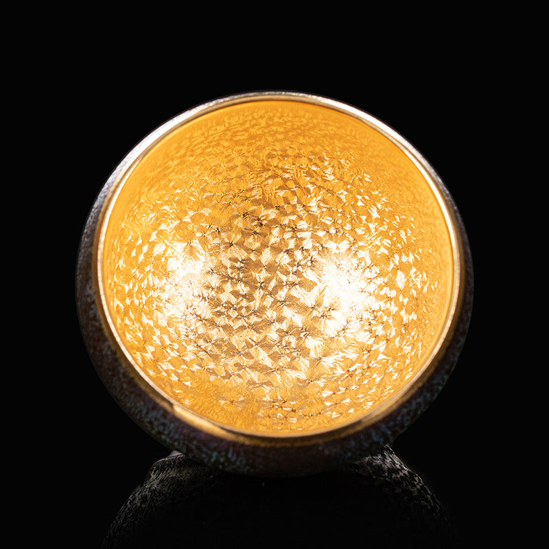 Golden Oil Drop Jian Zhan Cup - detail view 6, Jingdezhen artisan ceramic