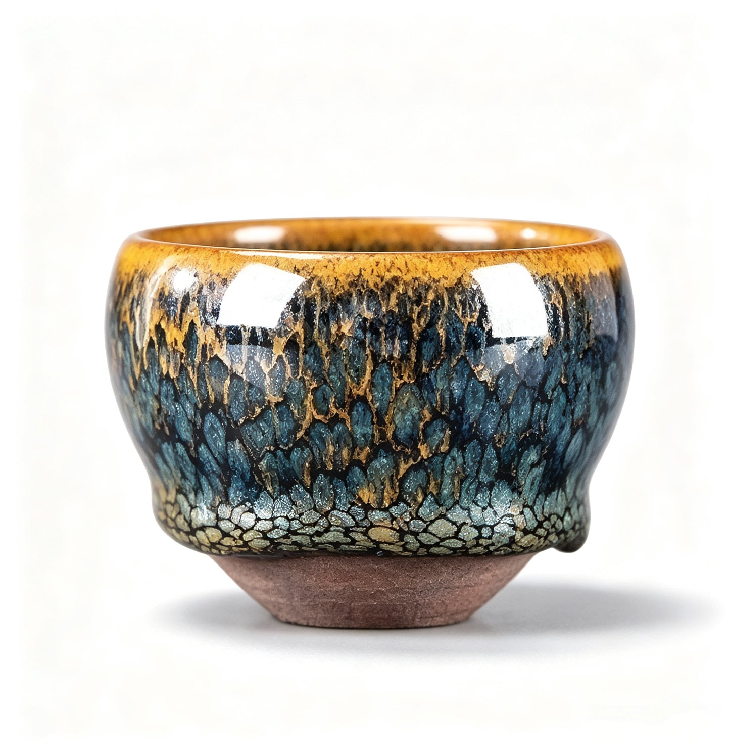 Porcelainess | Yellow-edged Green Partridge - Egg Cup