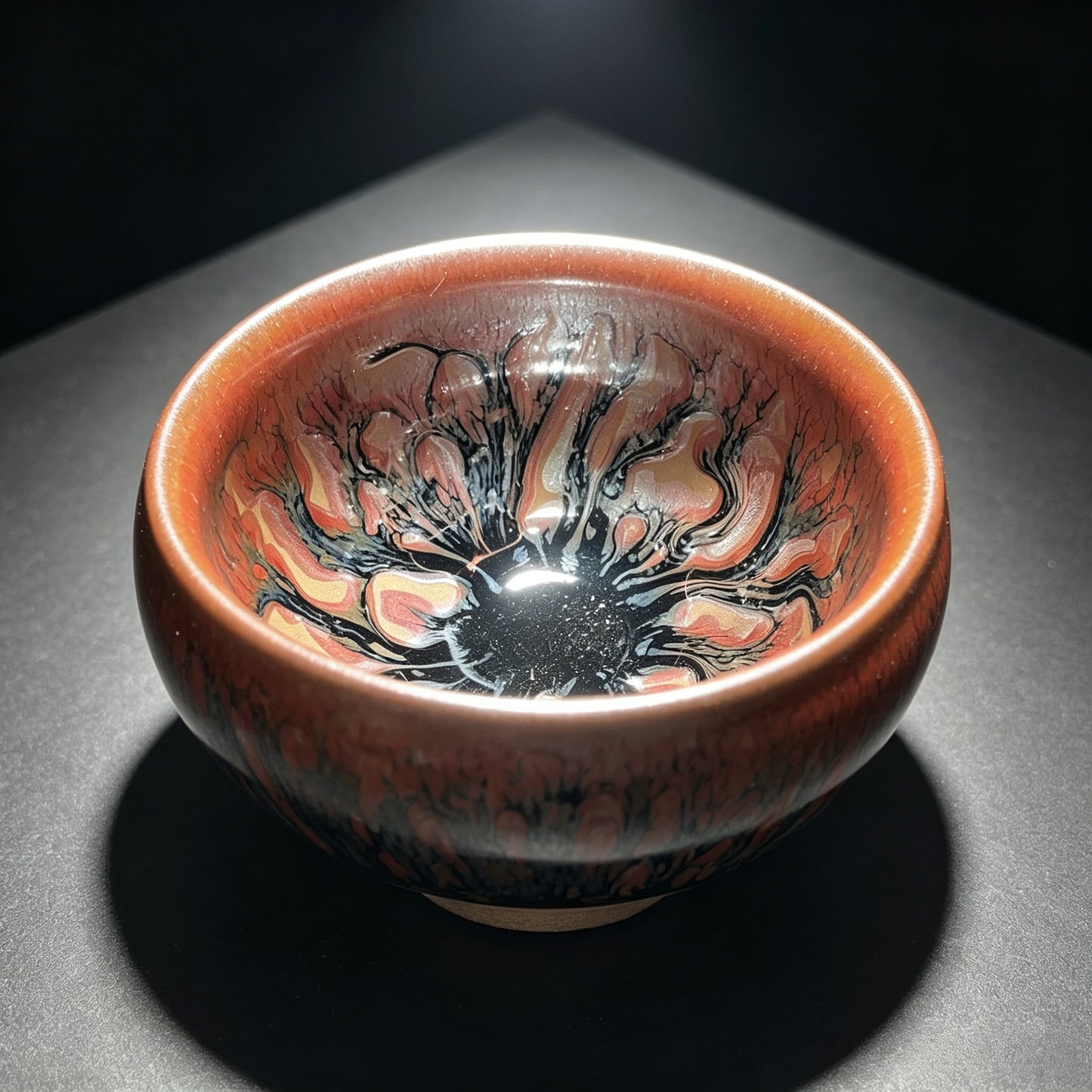 Porcelainess | Nine-Dragon Tea Tree Kiln-Change Jianzhan Gift Cup