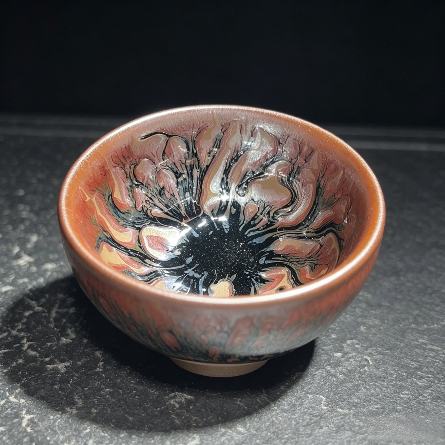 Porcelainess | Nine-Dragon Tea Tree Kiln-Change Jianzhan Gift Cup