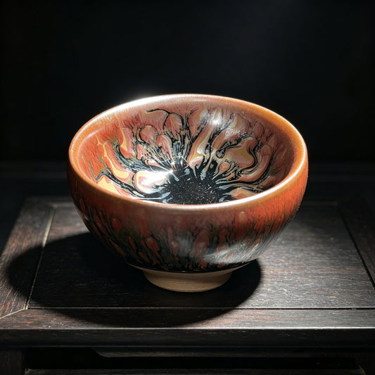 Porcelainess | Nine-Dragon Tea Tree Kiln-Change Jianzhan Gift Cup