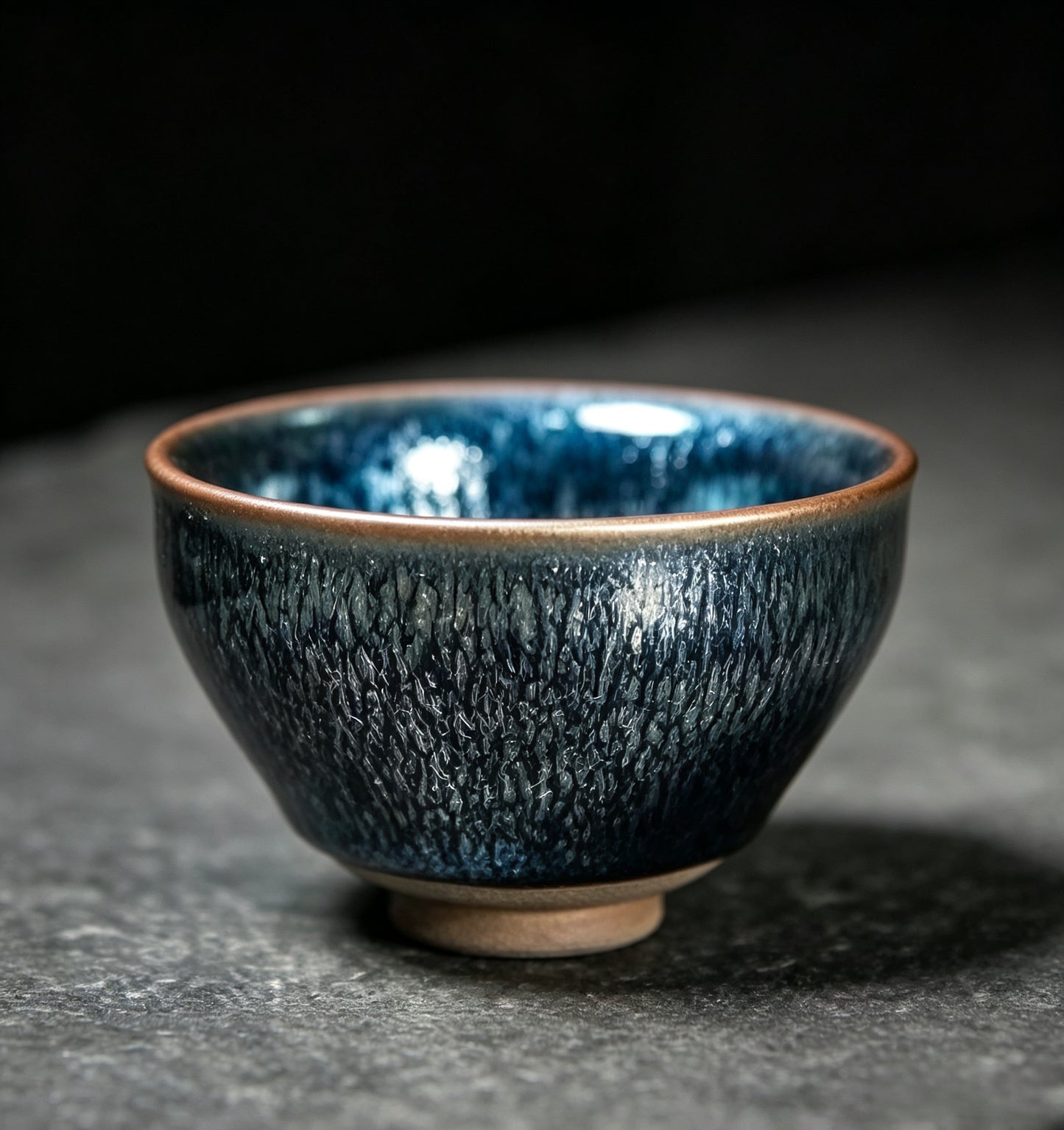 Porcelainess | Master-Grade Kiln-Change Jianzhan "Hundred-Flower Bouquet" Jian Ware Tea Bowl