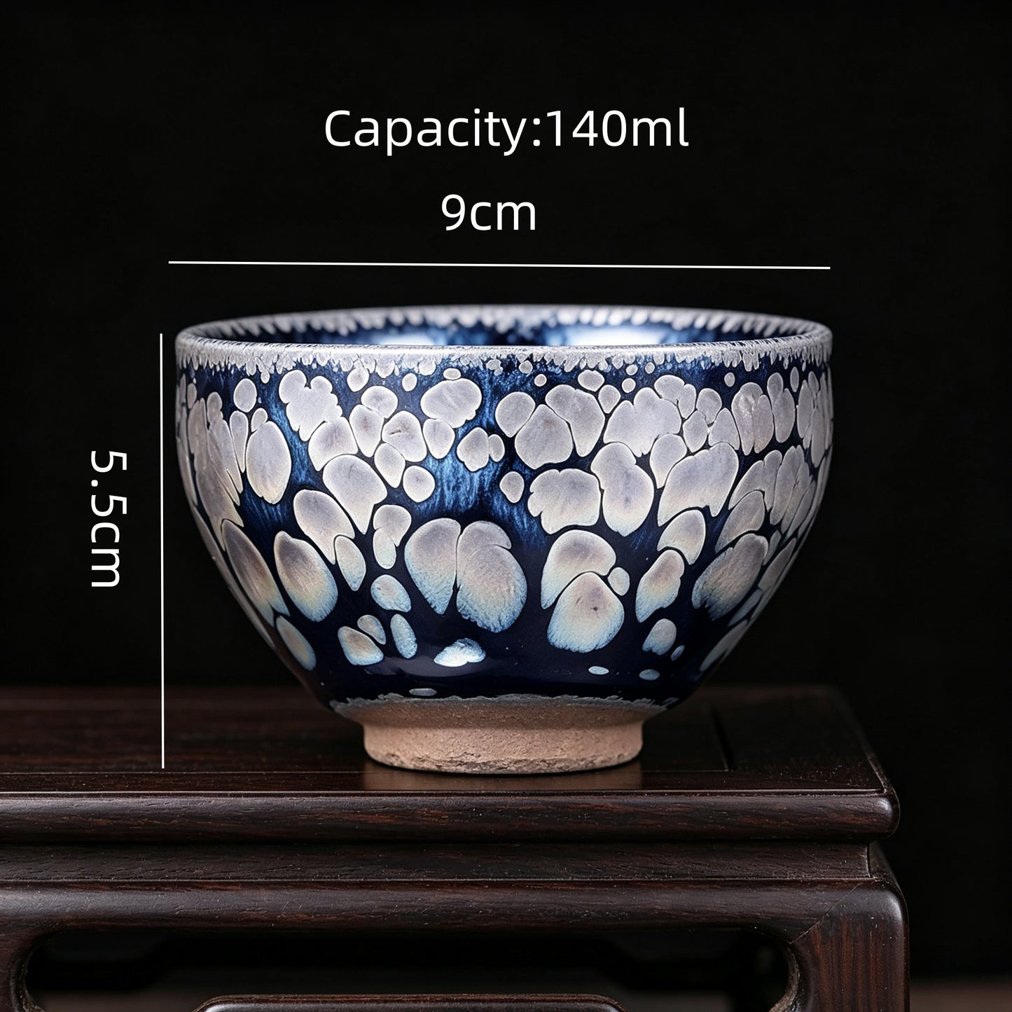 Porcelainess | Crane-Feather Golden Scale Jianzhan — Oil-Spot Partridge Master Cup