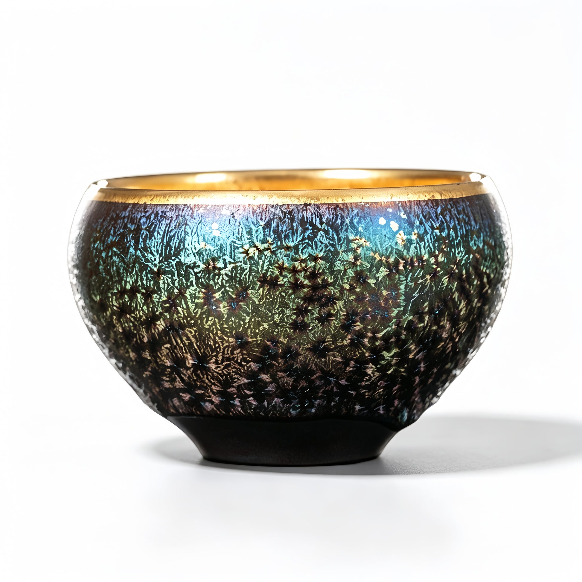 Golden Oil Drop Jian Zhan Cup - detail view 3, Jingdezhen artisan ceramic