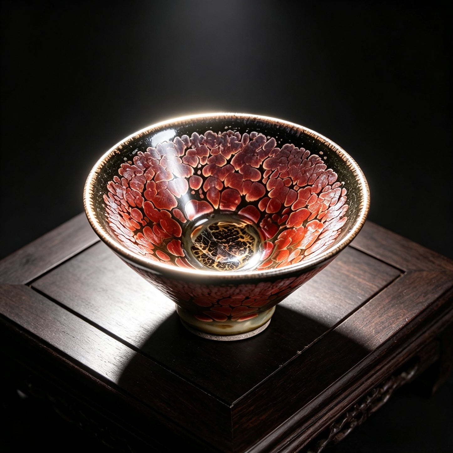 Temmoku  'Stellar Galaxy' Master Jian Zhan Tea Bowl - handcrafted from Jingdezhen, China