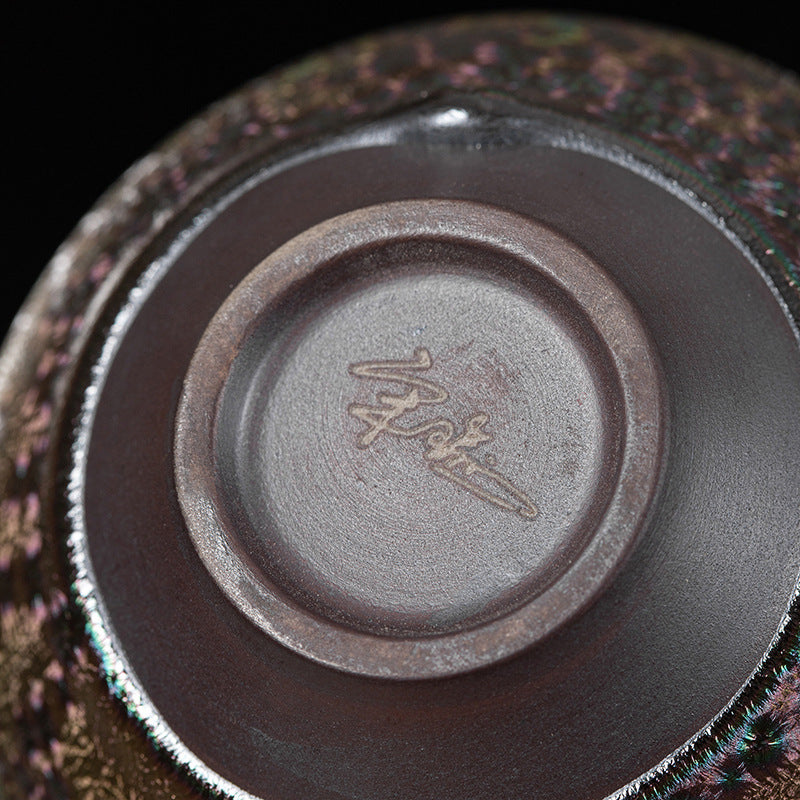 Porcelainess | Golden Oil Drop Jian Zhan Cup