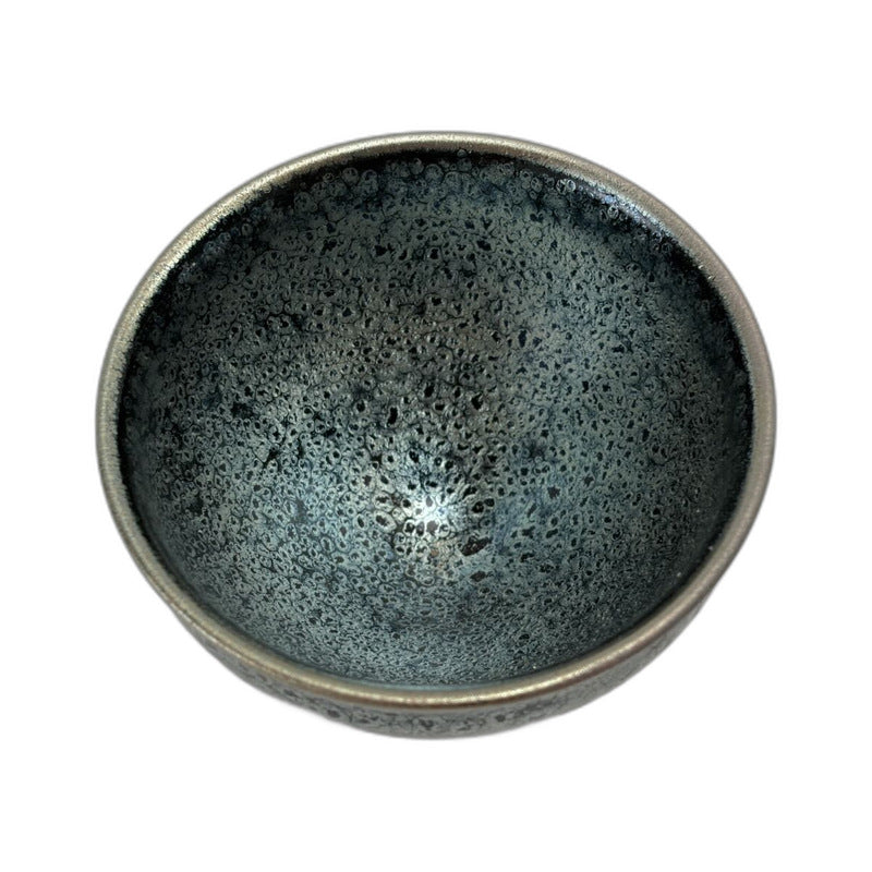 Porcelainess | Artisan Jian Zhan Silver Oil Drop Tea Cup