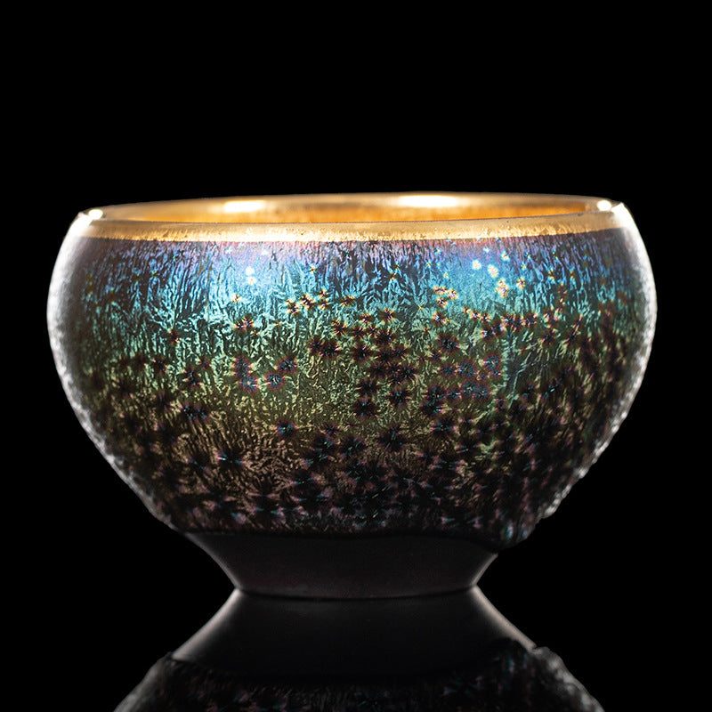 Porcelainess | Golden Oil Drop Jian Zhan Cup