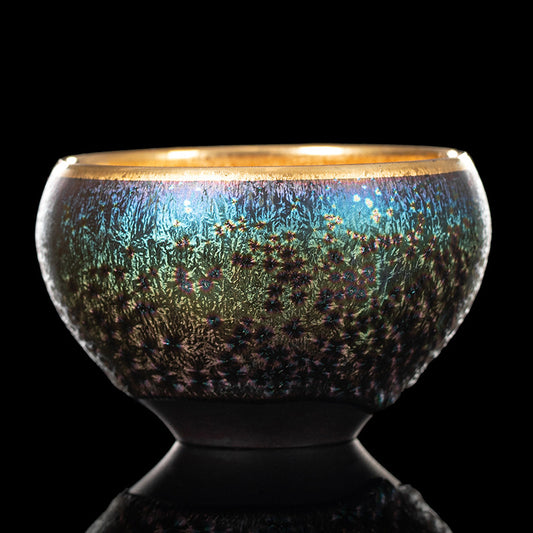 Porcelainess | Golden Oil Drop Jian Zhan Cup