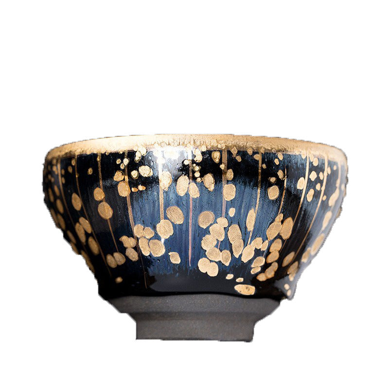 Porcelainess | Artisan Gilded Gourd Jian Zhan Cup